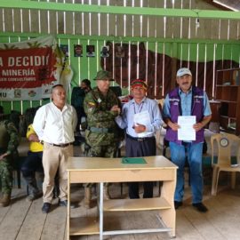 MAIKIUANTS.- COMANDANTE DE BRIGADA CÓNDOR Y PRESIDENTE DE PSHA FIRMARON ACUERDO DE RESPETO DE JURISDICCIÓN INDÍGENA. MAIKIUANTS.- COMANDANTE DE BRIGADA CÓNDOR Y PRESIDENTE DE PSHA FIRMARON ACUERDO DE RESPETO DE JURISDICCIÓN INDÍGENA.
